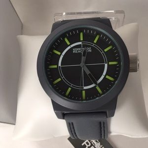 Kenneth Cole Reaction Watch Gray White Lime New